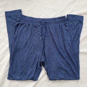 N Natori Pajama Lounge Pants Bottoms Heather Blue Drawstring M